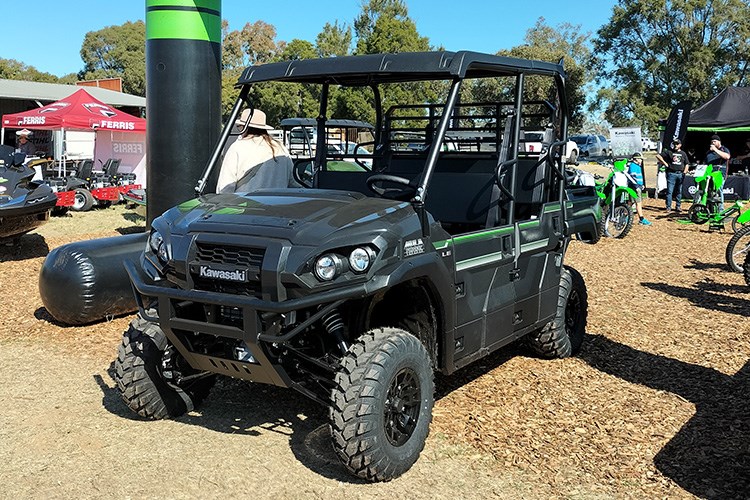 The all-new MULE PRO-FXT 1000 LE headlined the Kawasaki stand at AgQuip